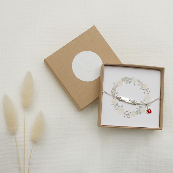 Kinder Armband mit Marienkäfer