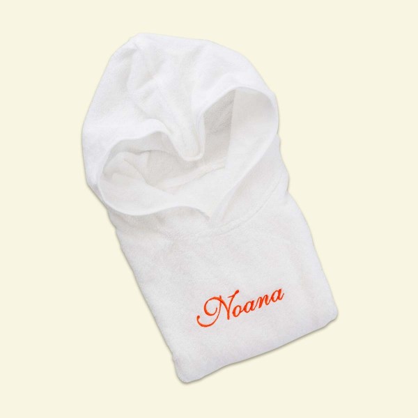 Badeponcho, Weiss, 1