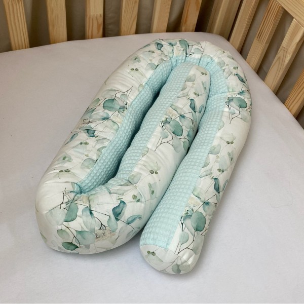 Bed Snake Waffle Pique, Eucalyptus