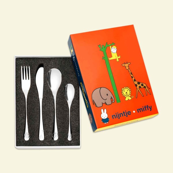 Four-piece children&#039;s cutlery set &#039;Miffy Zoo&#039;