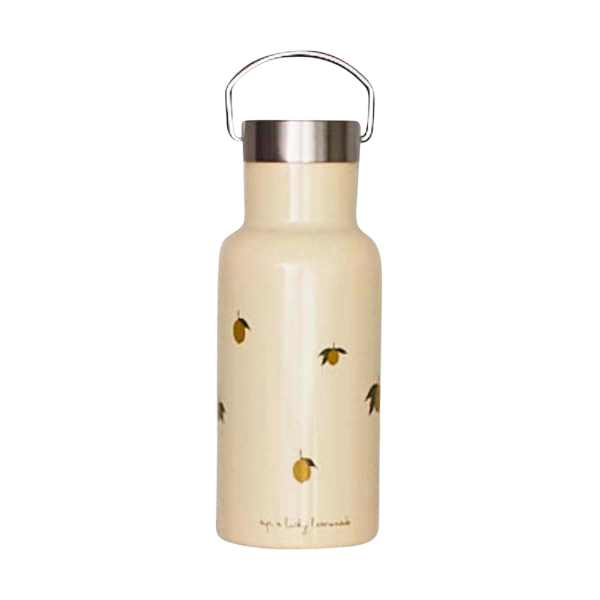 Kinder Trinkflasche Stahl Lemon 350ml