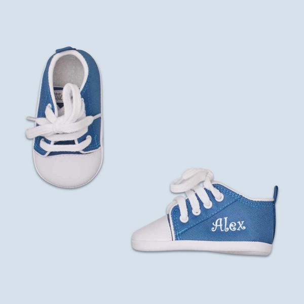 Babyschuhe Azurblau, 1