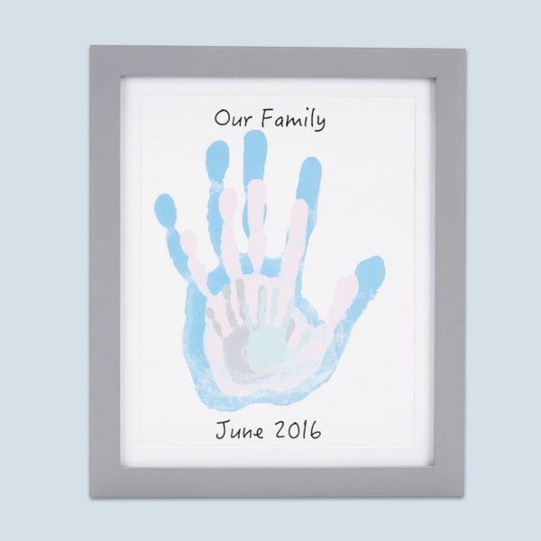 Picture Frame, Family Hands Print, Pearhead