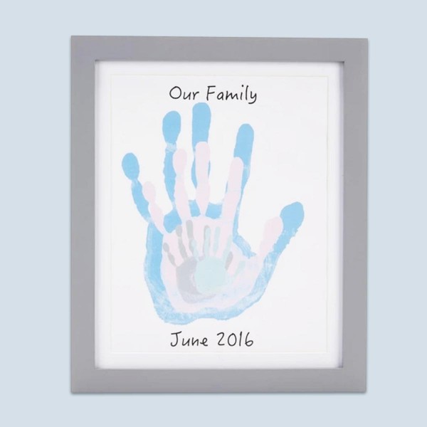 Picture Frame, Family Hands Print