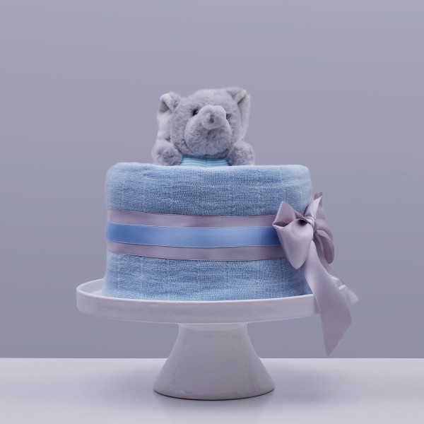 Windeltorte zur Geburt Elefant Glockenspiel