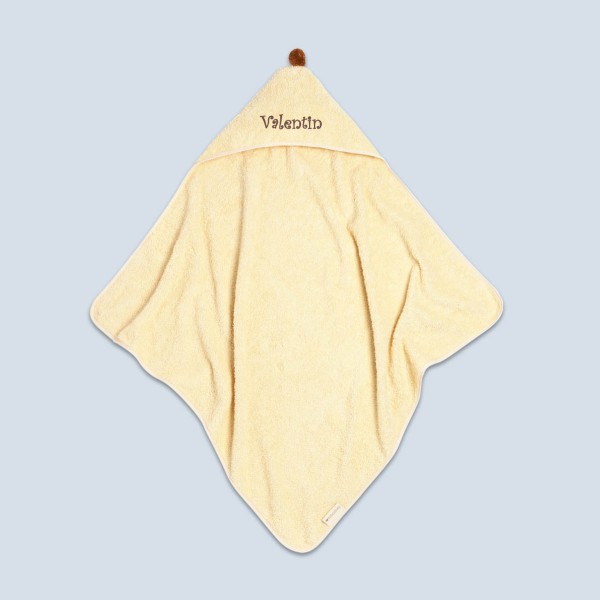 Hooded Towel, Vanilla