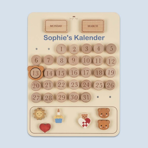 Calendar Learning Game, Konges Sløjd