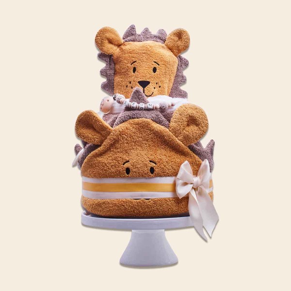 Diaper cake medium, bath time, Lion King